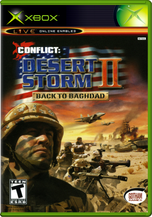 Conflict - Desert Storm II - Back to Baghdad (USA) 2D Box Front